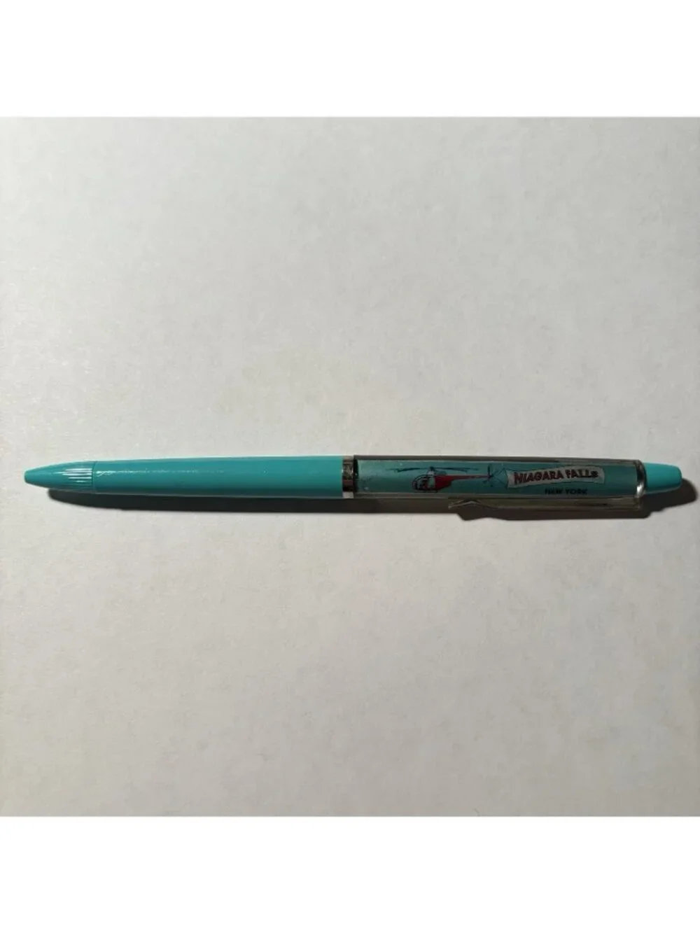 Niagara Falls New York Canada Floaty Pen Sightseeing Helicopter Moves Souvenir